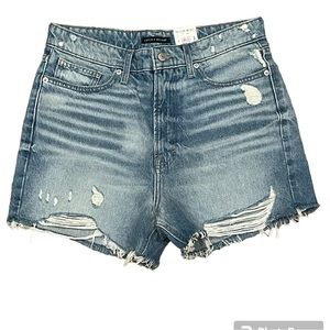 Lucky Brand High Rise Distressed Denim Cut Off Shorts
